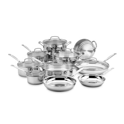 Cuisinart 17-pc Stainless Steel Cookware Set